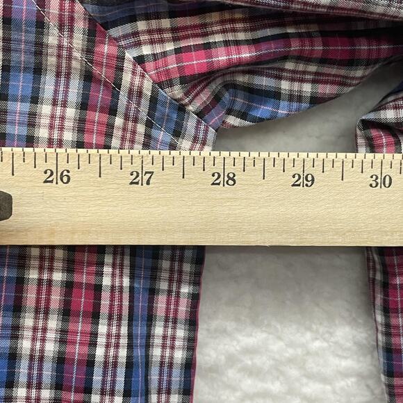 Peter Millar Shirt Mens 2XL Plaid Crown Button Down Classic Long Sleeve Casual - Picture 8 of 10